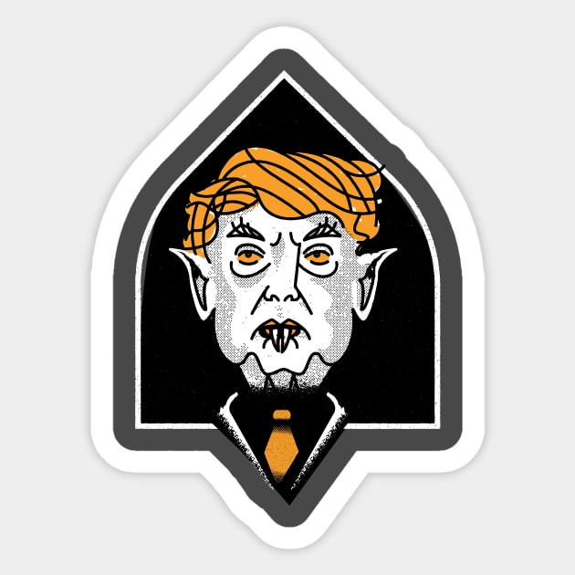 Trumpferatu Sticker by evilgoods